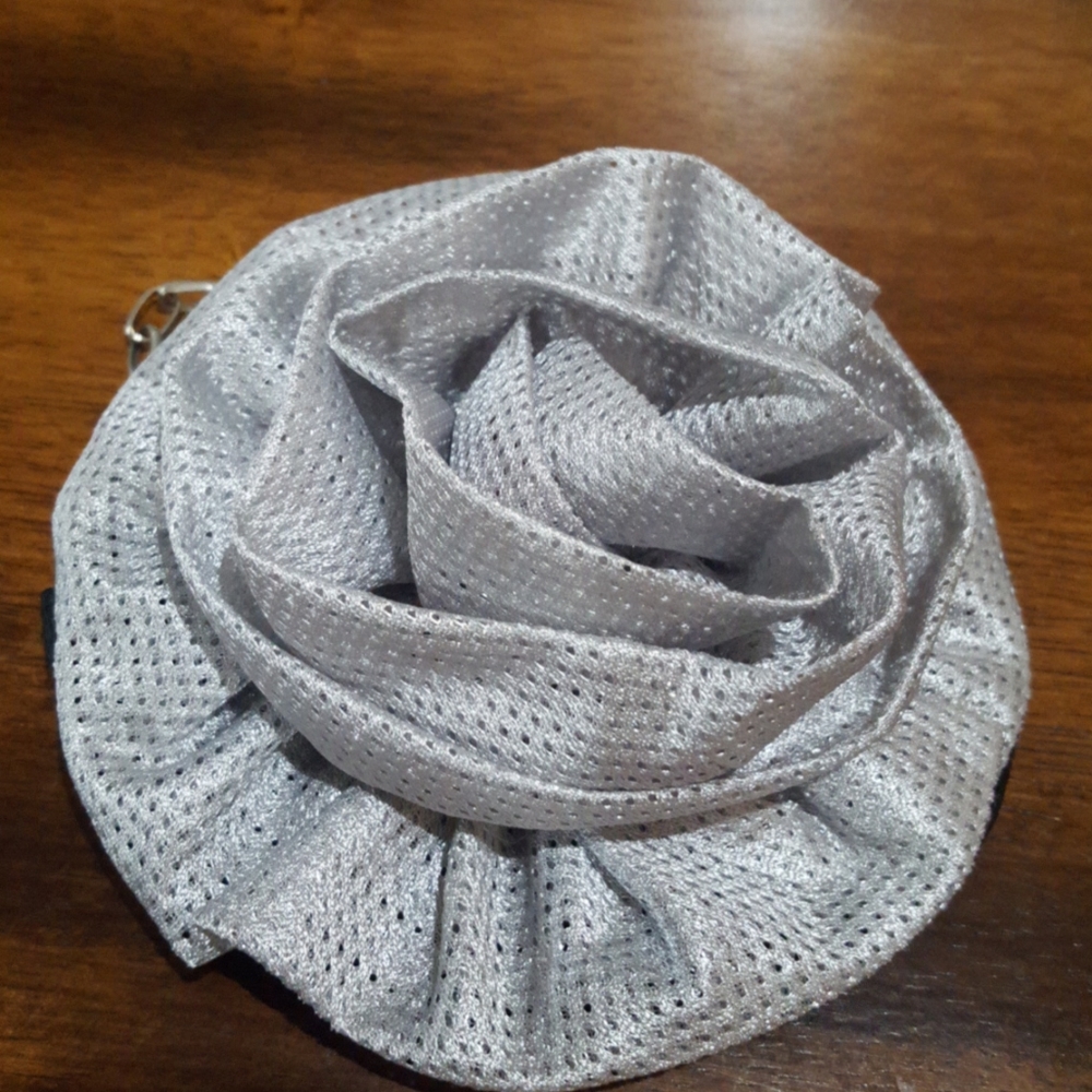 Gray casual MIRTA® wearable pin purse